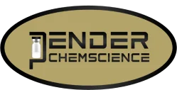 A black and gold logo for endel chemscience.