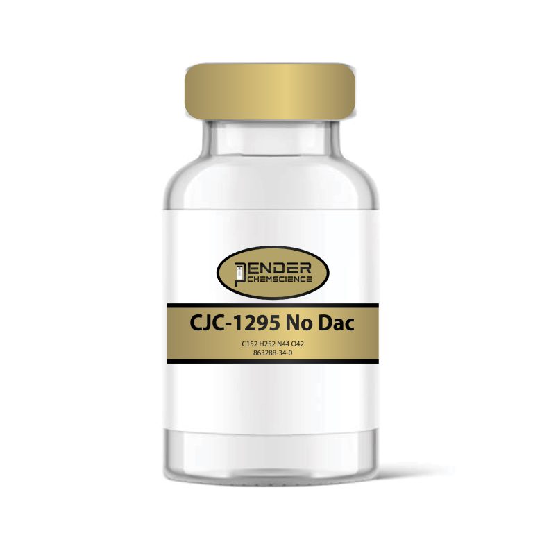 A bottle of cjc-1 2 9 5 no dac is shown.